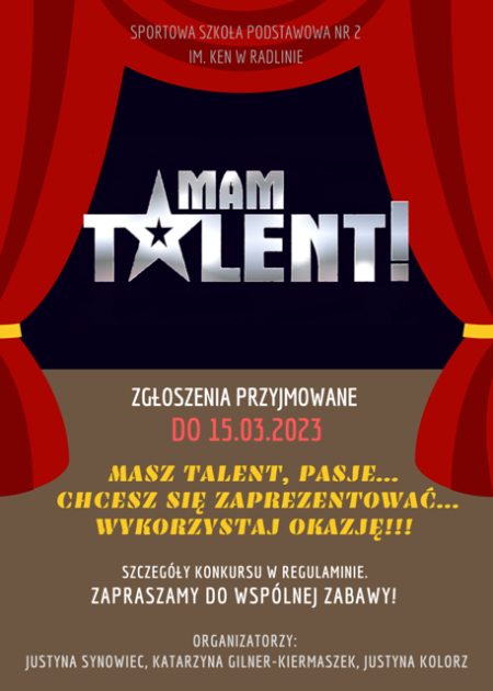 Szkolny konkurs ''Mam talent''