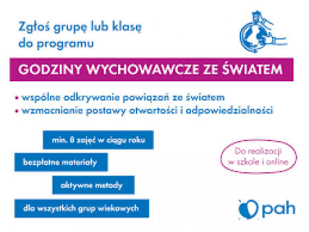 „Godziny Wychowawcze ze Światem” - Polska Akcja Humanitarna