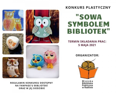 Konkurs plastyczny ''Sowa symbolem bibliotek''