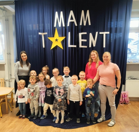 Konkurs ''Mam talent'' w przedszkolu 